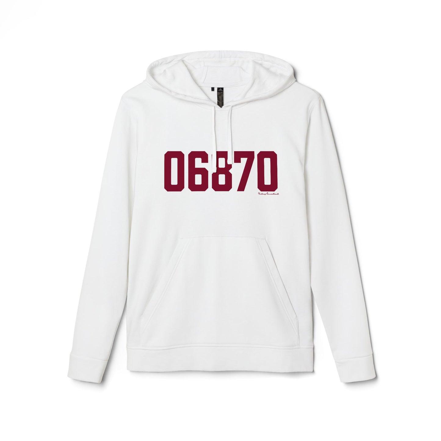06870 - Greenwich Connecticut Zip Code adidas Unisex Fleece Hoodie