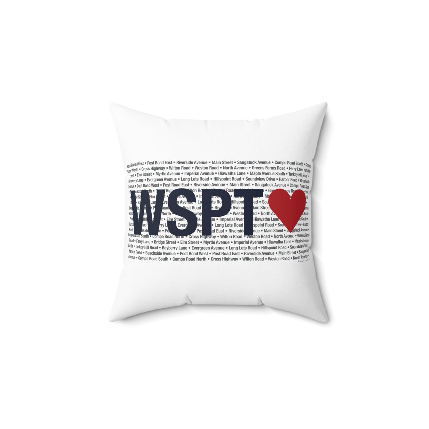 Westport Love Spun Polyester Square Pillow