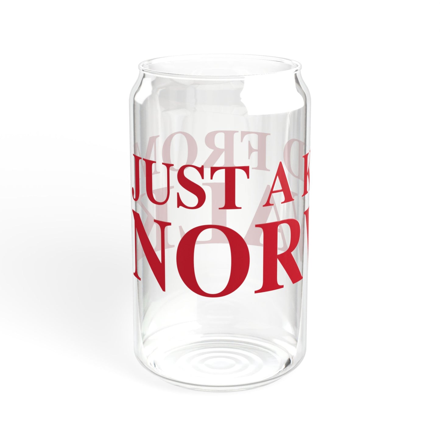 Just a kid from Norwalk Sipper Glass, 16oz