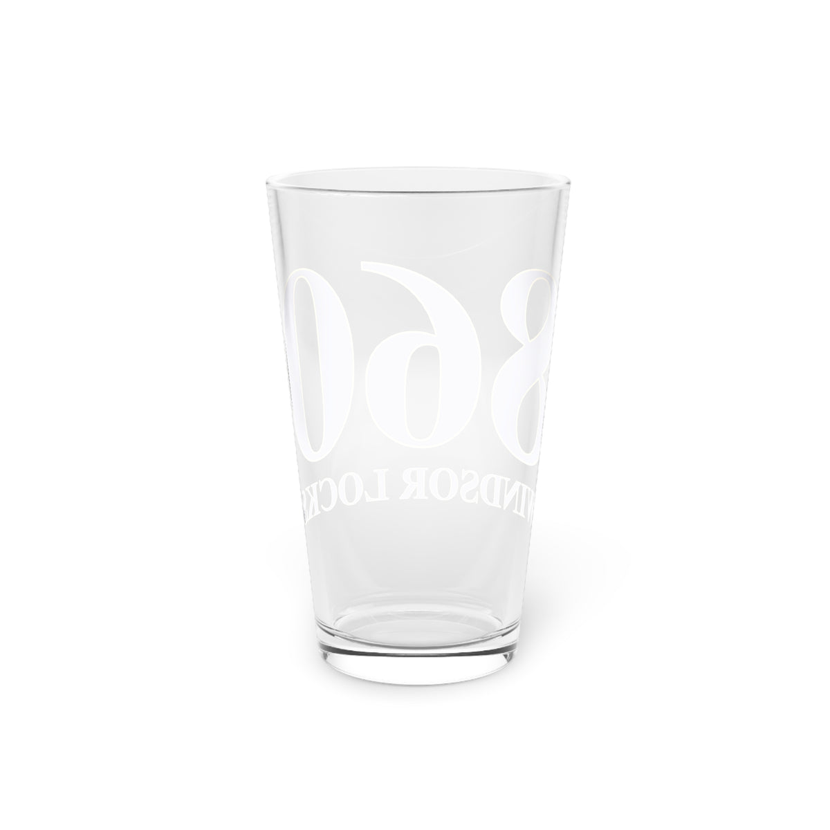 860 Windsor Locks Pint Glass, 16oz