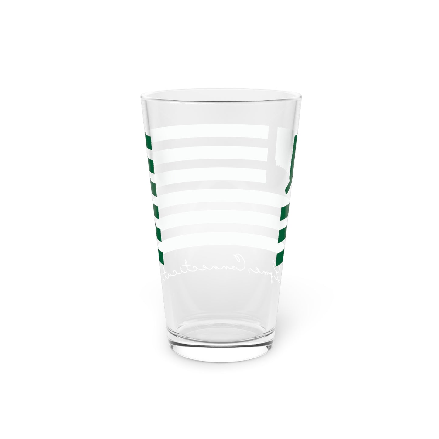 Lyme Connecticut St. Patrick’s Day Flag Pint Glass, 16oz