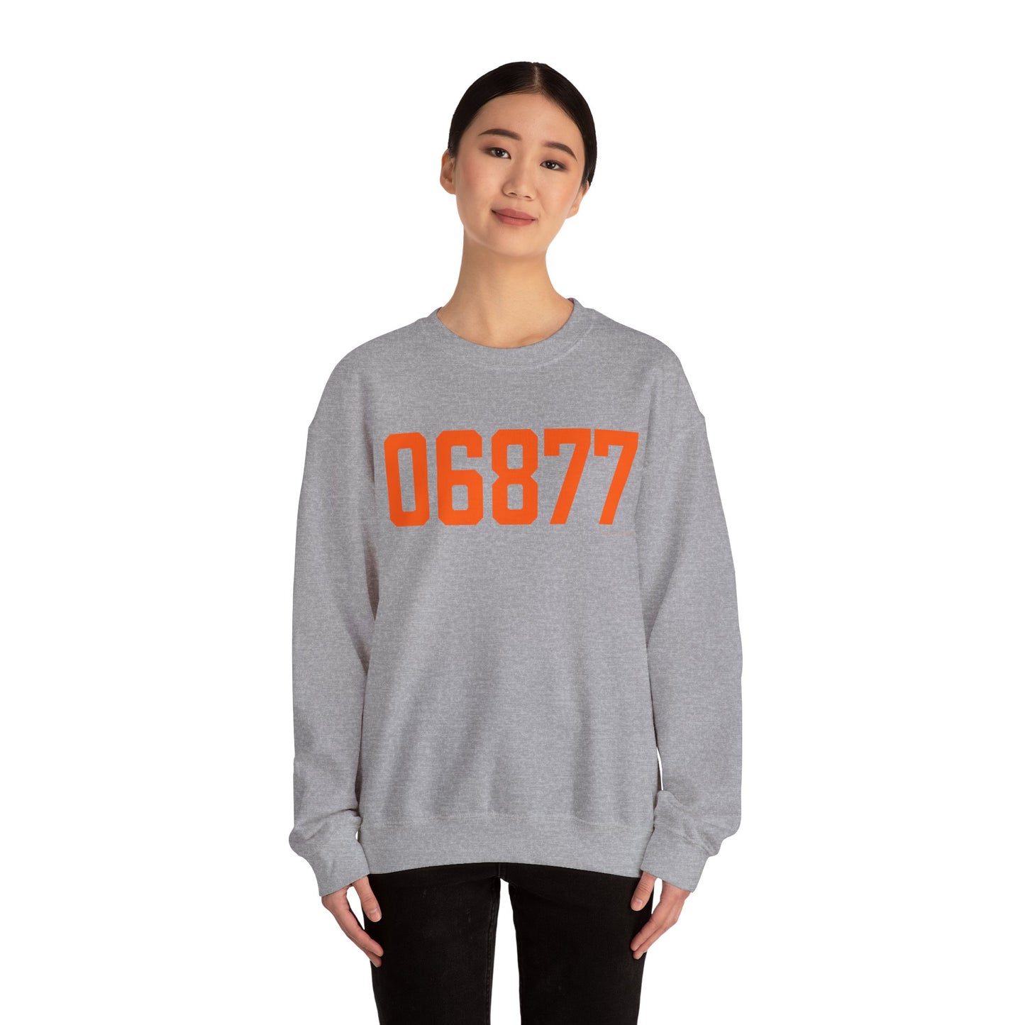06877 Ridgefield Connecticut Zip Code Unisex Heavy Blend™ Crewneck Sweatshirt
