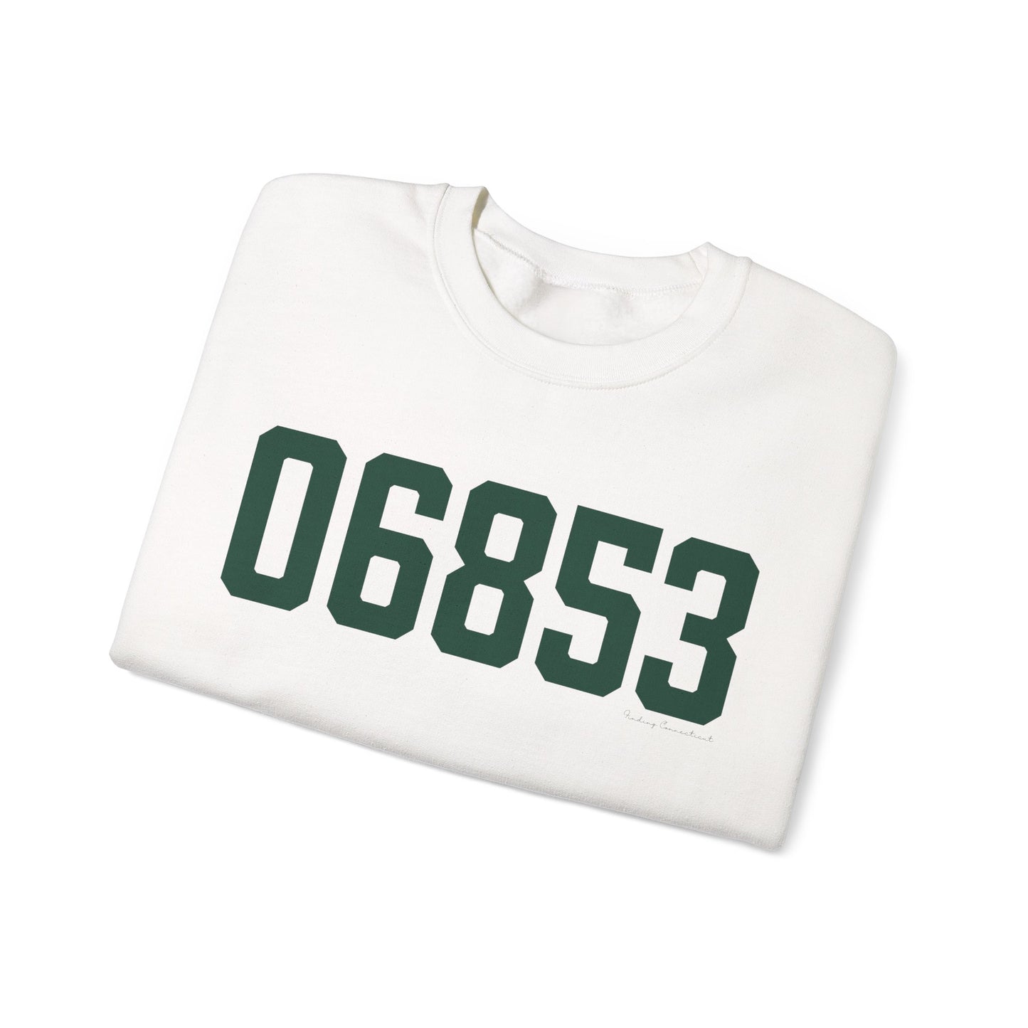 06853 Norwalk Connecticut Zip Code Unisex Heavy Blend™ Crewneck Sweatshirt