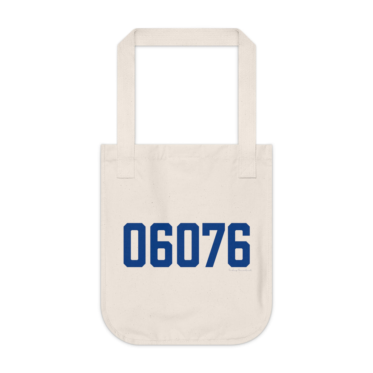 06076 Stafford Connecticut Zip Code Organic Canvas Tote Bag