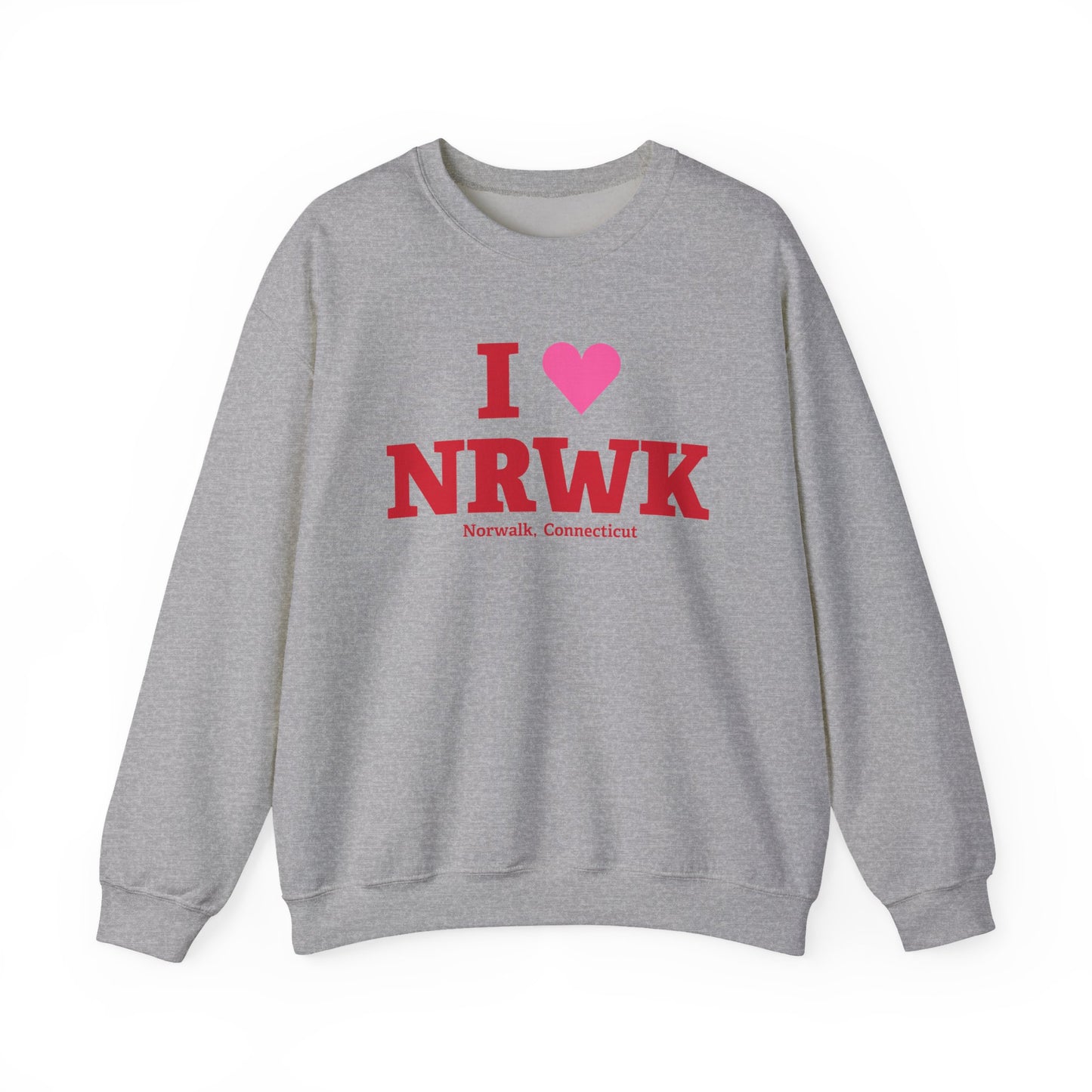 I Heart NRWK Unisex Heavy Blend™ Crewneck Sweatshirt