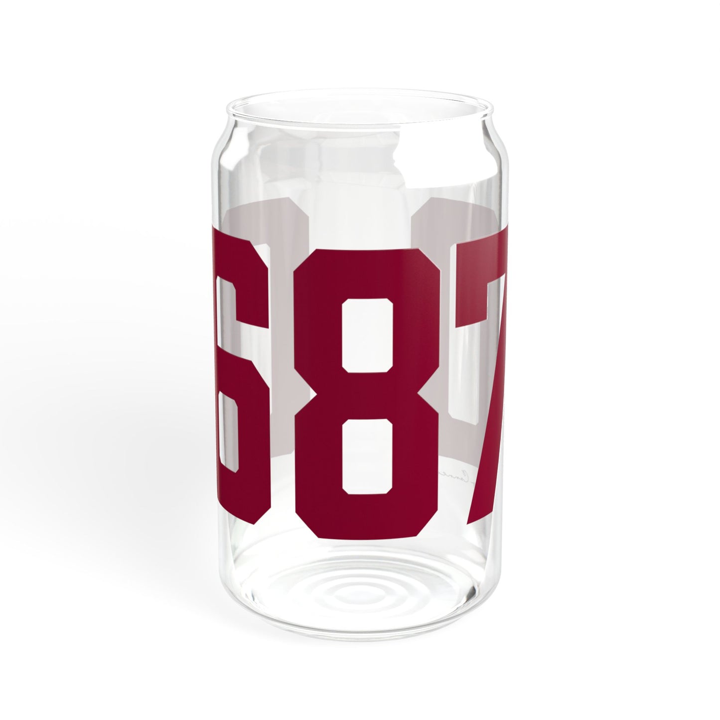 06870 - Greenwich Connecticut Zip Code Sipper Glass, 16oz