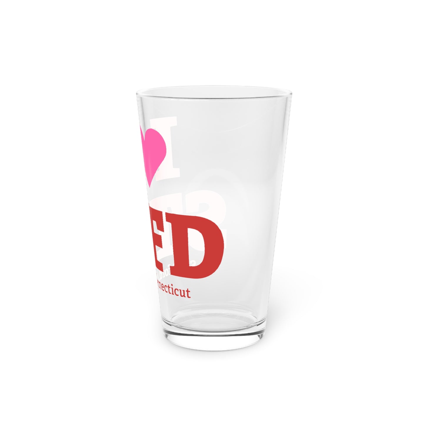 I Heart STFD Pint Glass, 16oz