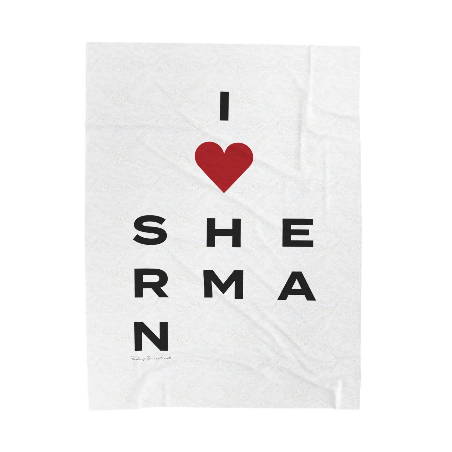 Sherman Vision Velveteen Plush Blanket