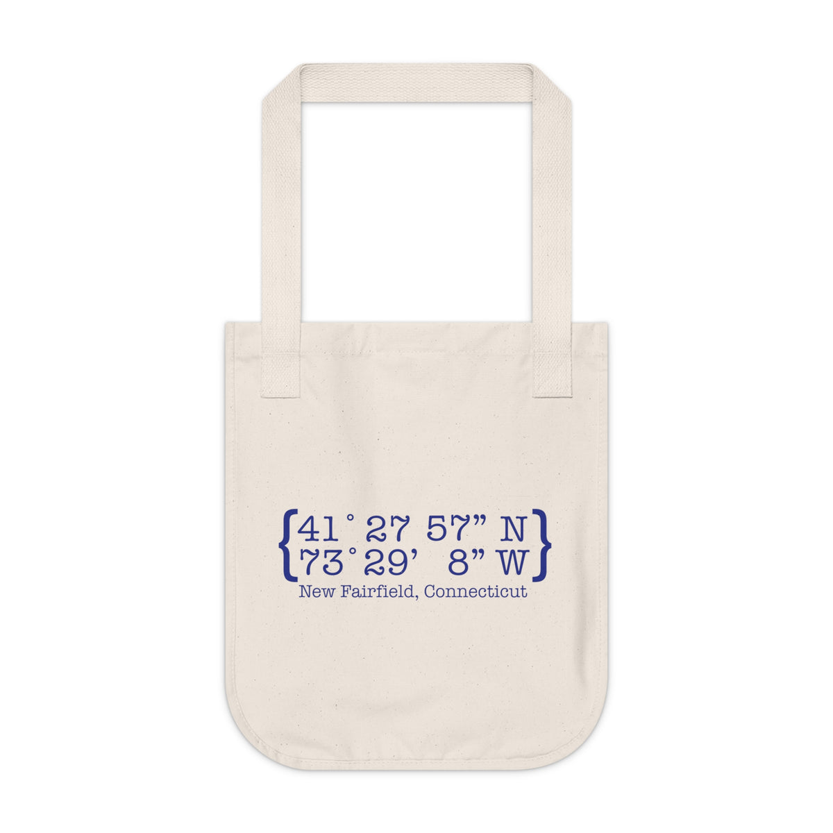 New Fairfield Coordinates Organic Canvas Tote Bag