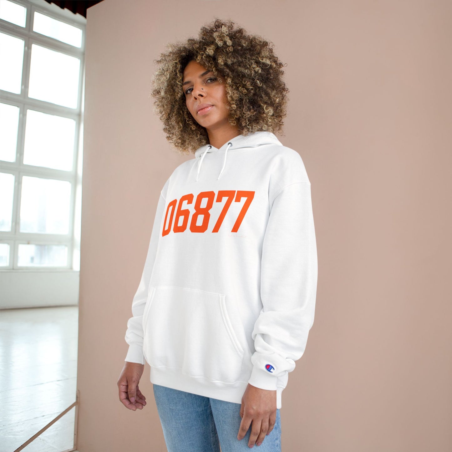 06877 Ridgefield Connecticut Zip Code Champion Hoodie Sweatshirts