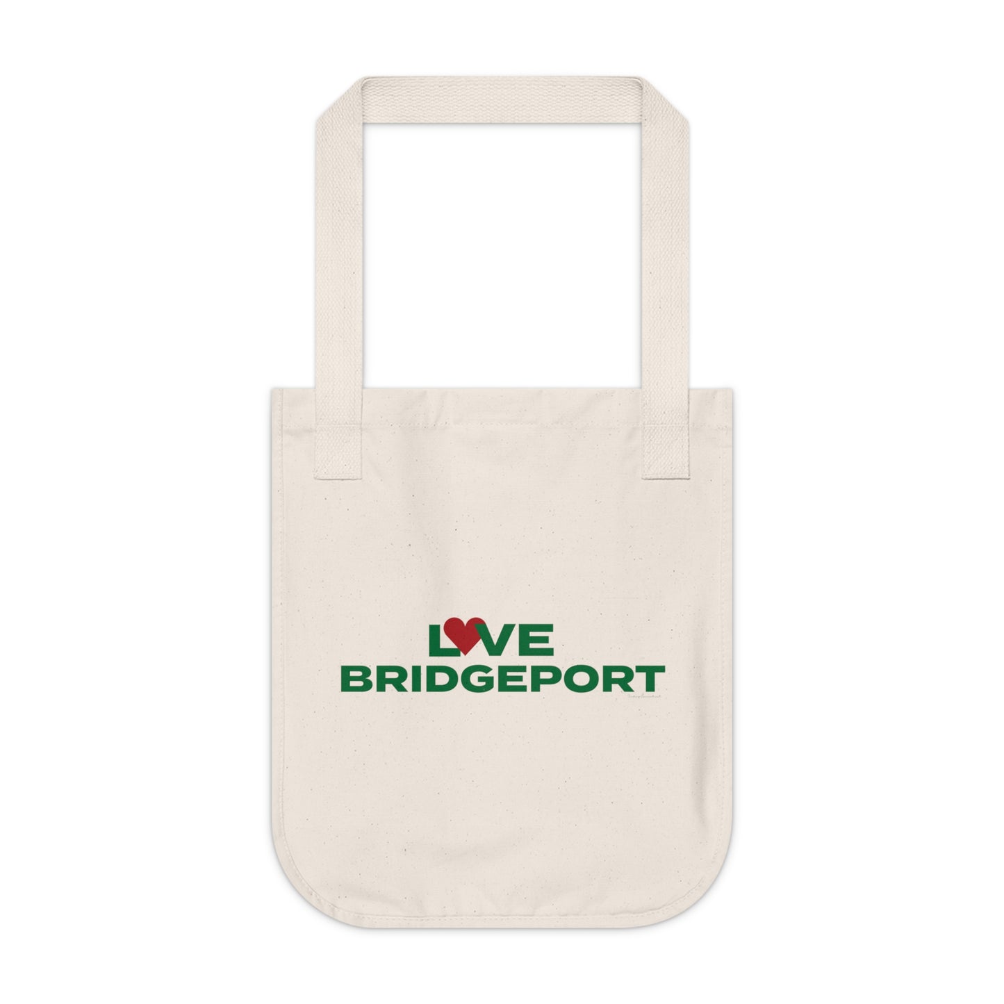 Love Bridgeport Organic Canvas Tote Bag