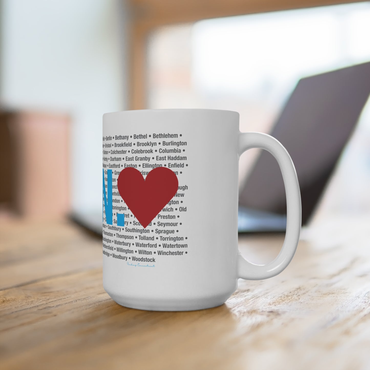 Connecticut Love Mug 15oz
