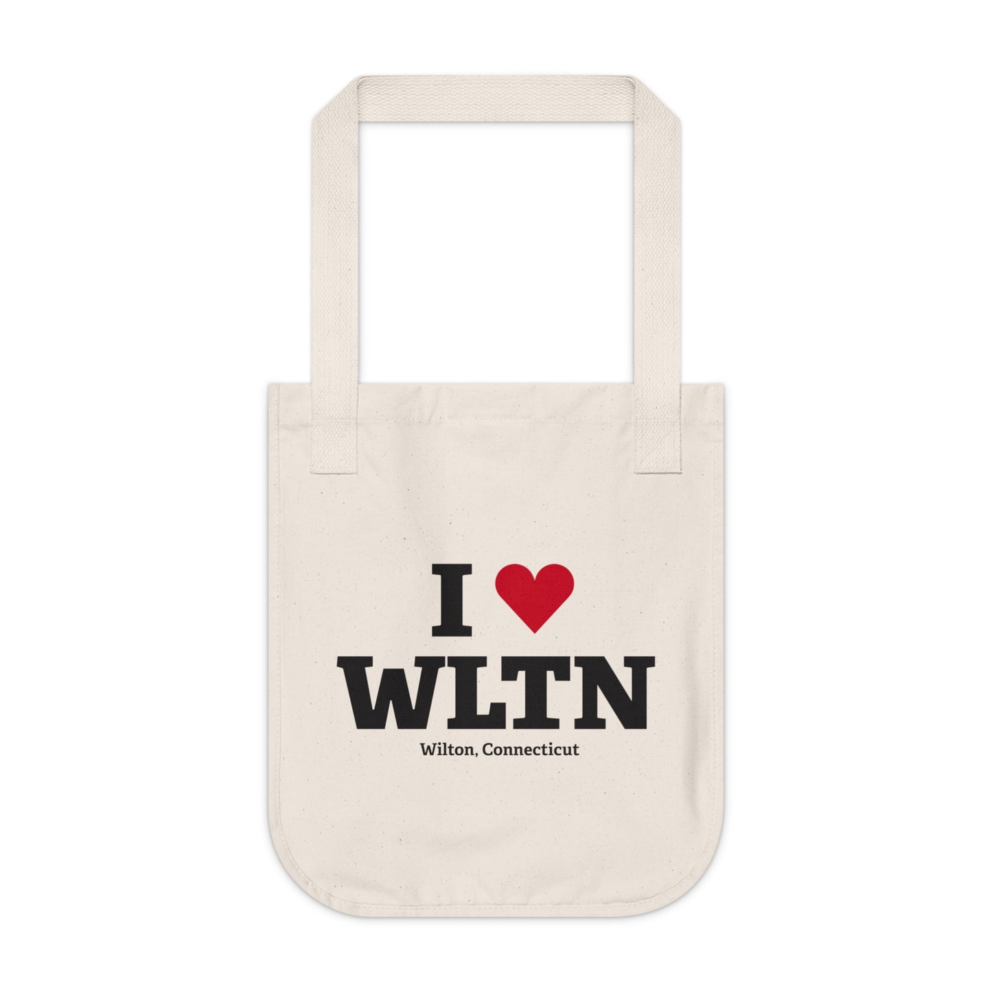 I Heart WLTN Organic Canvas Tote Bag