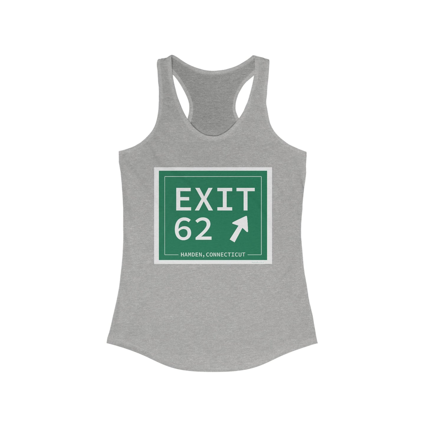Vintage Exit 62 WCP Sign Women's Ideal Racerback Tank Top