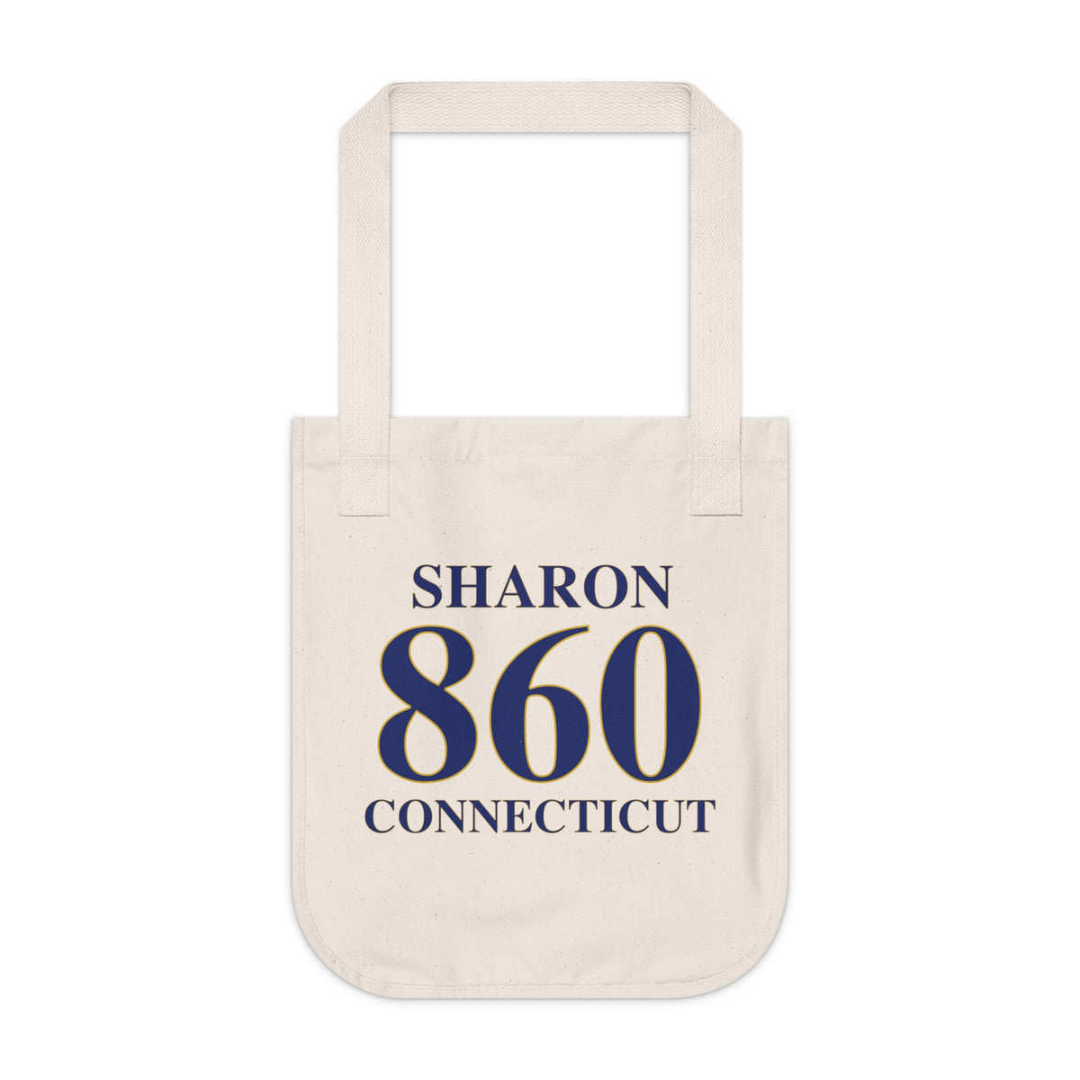 Sharon 860 Connecticut Organic Canvas Tote Bag