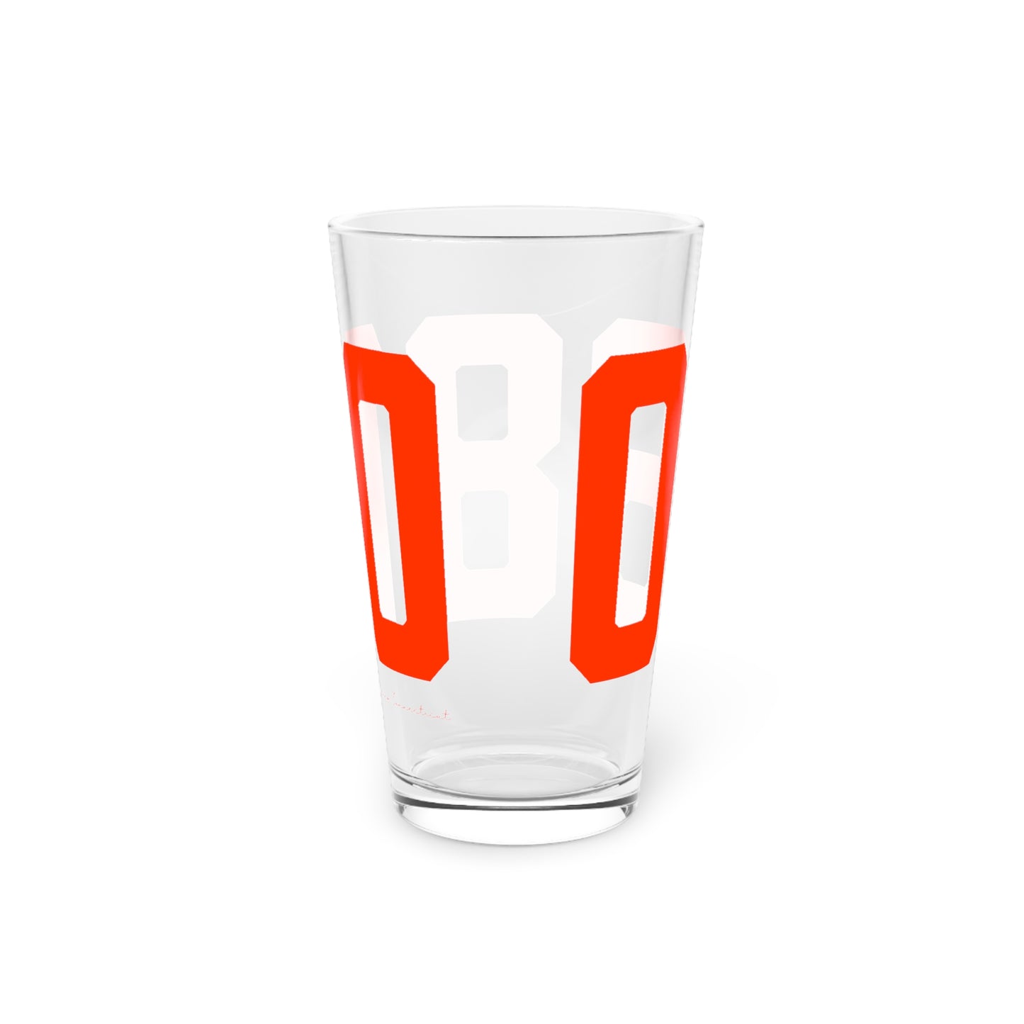 06810 Danbury Connecticut Zip Code Pint Glass, 16oz