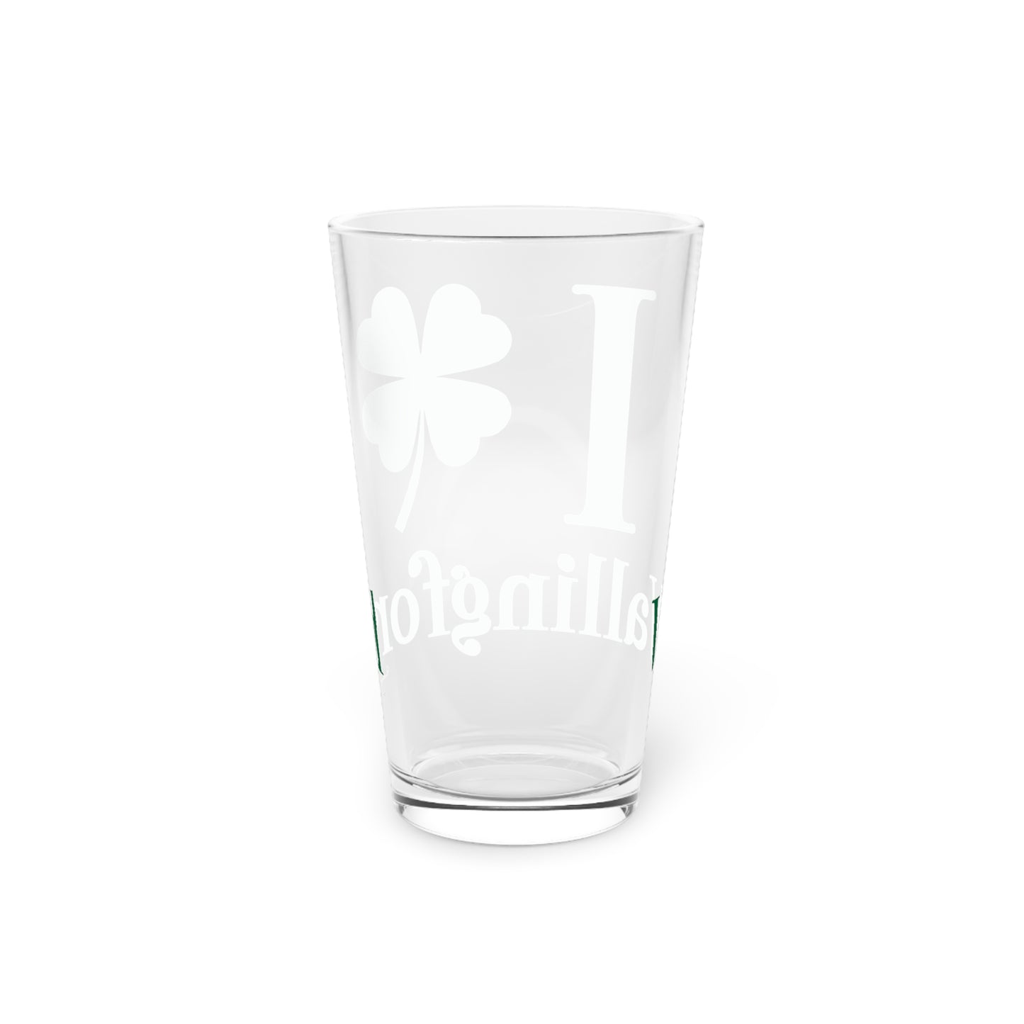 I Clover Wallingford Pint Glass, 16oz