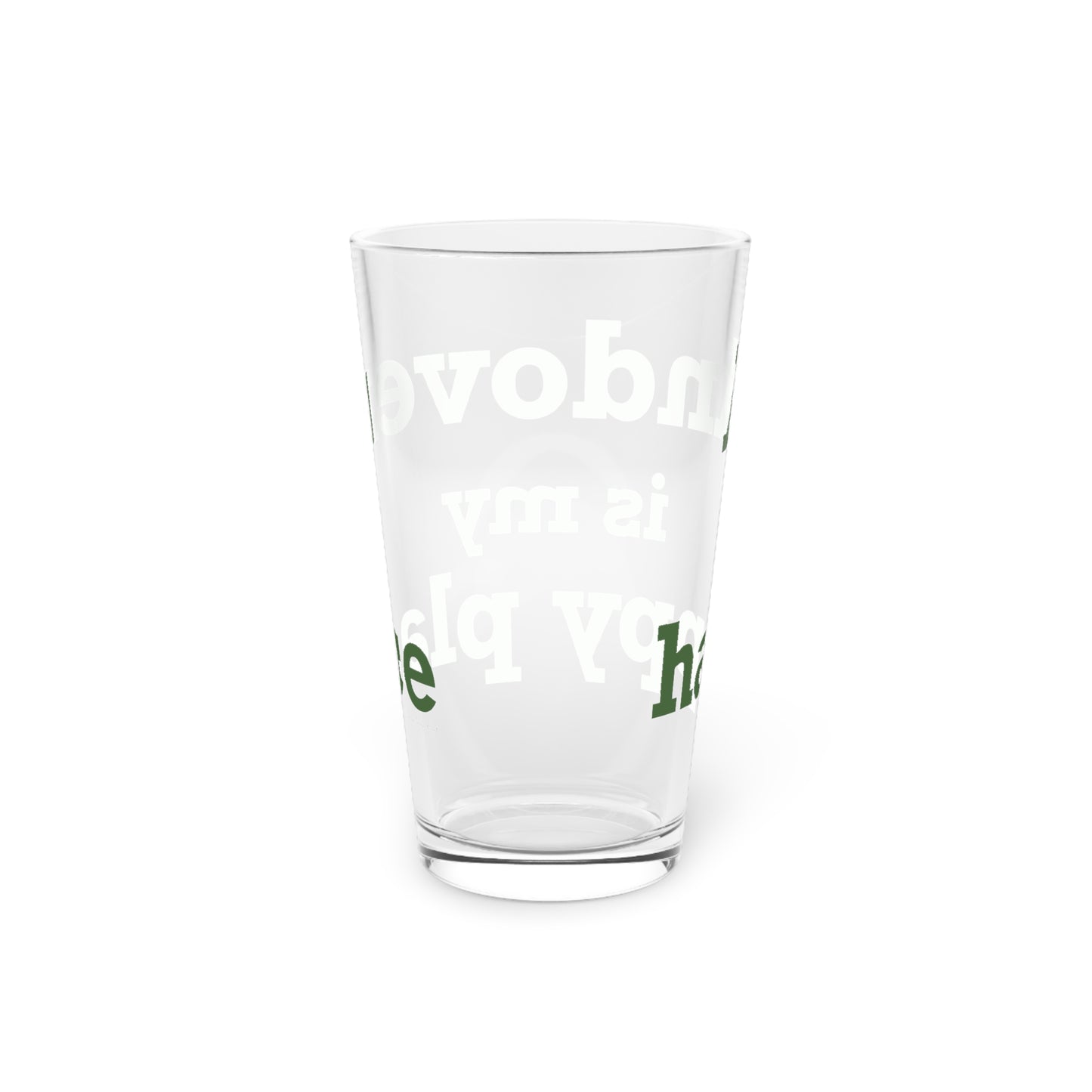 Andover is My Happy Place Pint Glass, 16oz