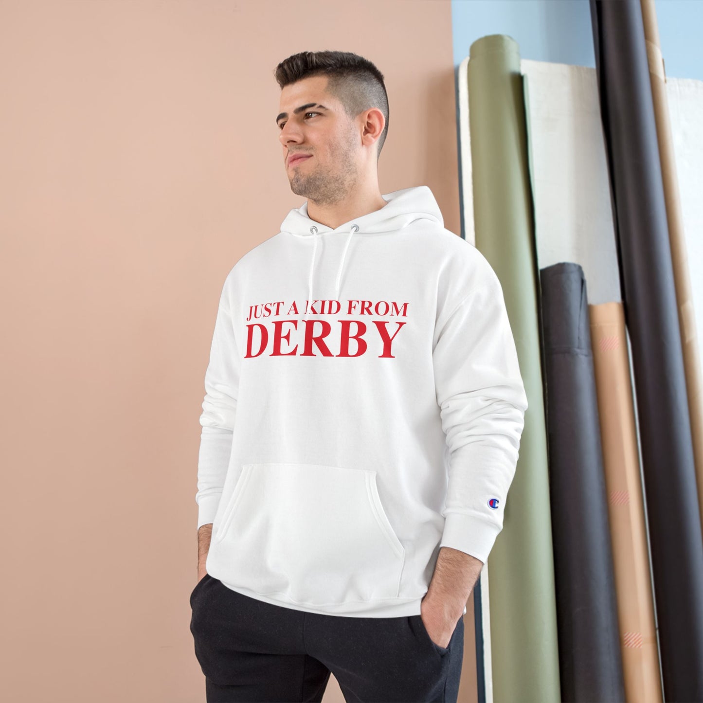 Just a kid from Derby Champion Hoodie