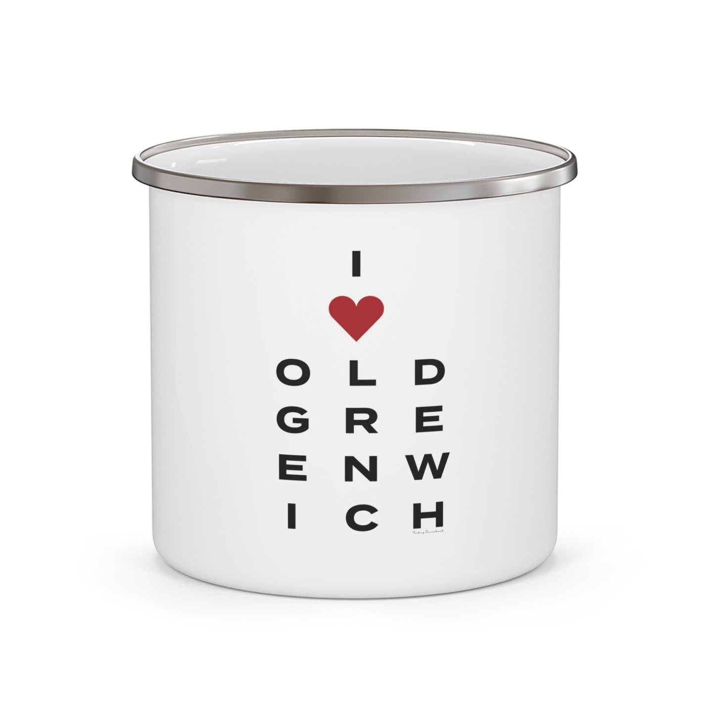 Old Greenwich Vision Enamel Camping Mug