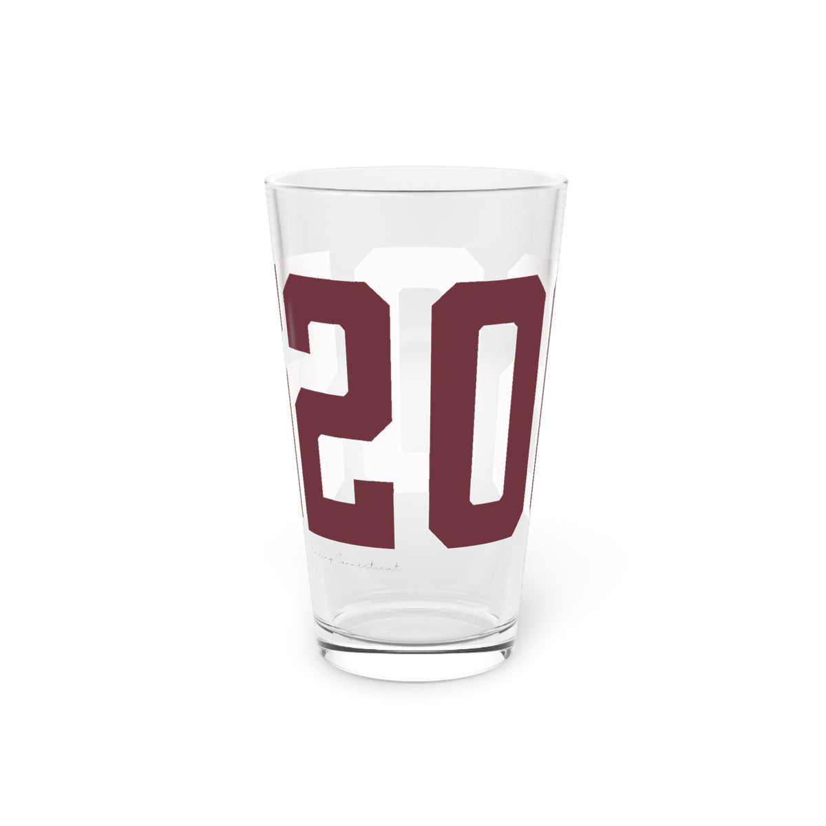 06052 New Britain Connecticut Zip Code Pint Glass, 16oz