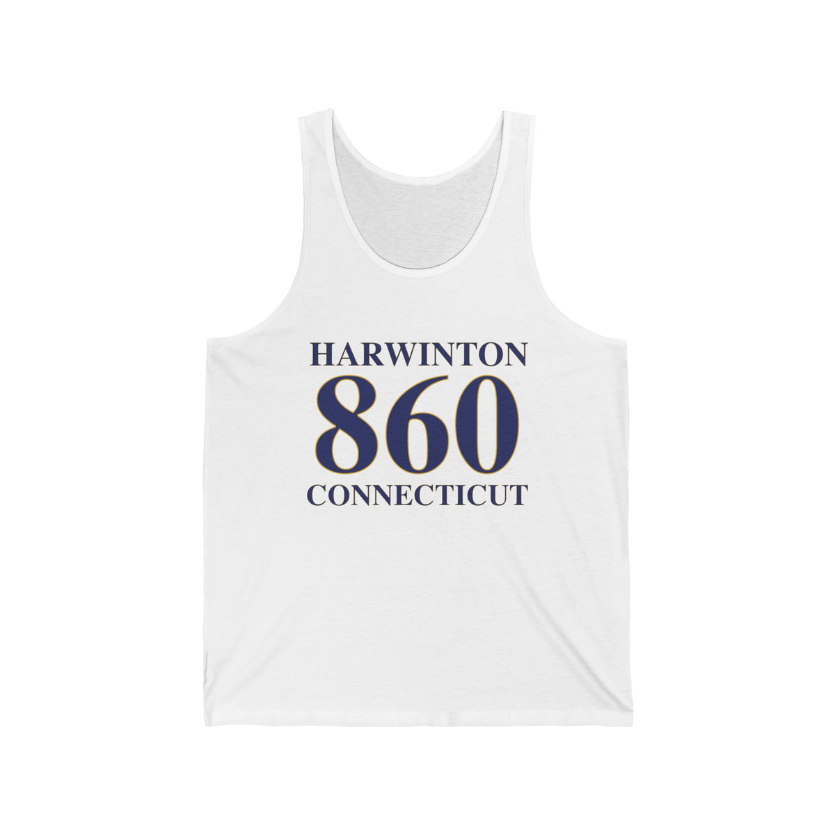 Harwinton 860 Connecticut Unisex Jersey Tank Top