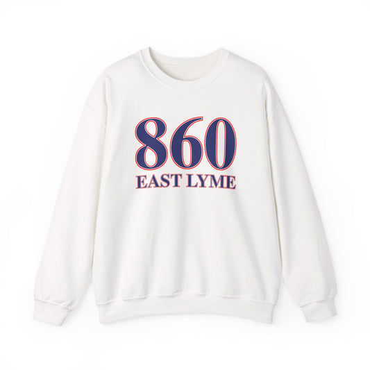 860 East Lyme Red White & Blue Unisex Heavy Blend™ Crewneck Sweatshirt