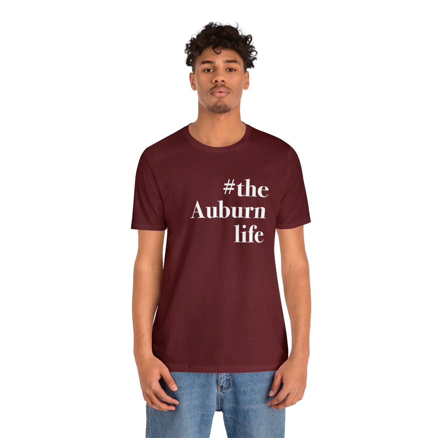 #theauburnlife Unisex Jersey Short Sleeve T-Shirt