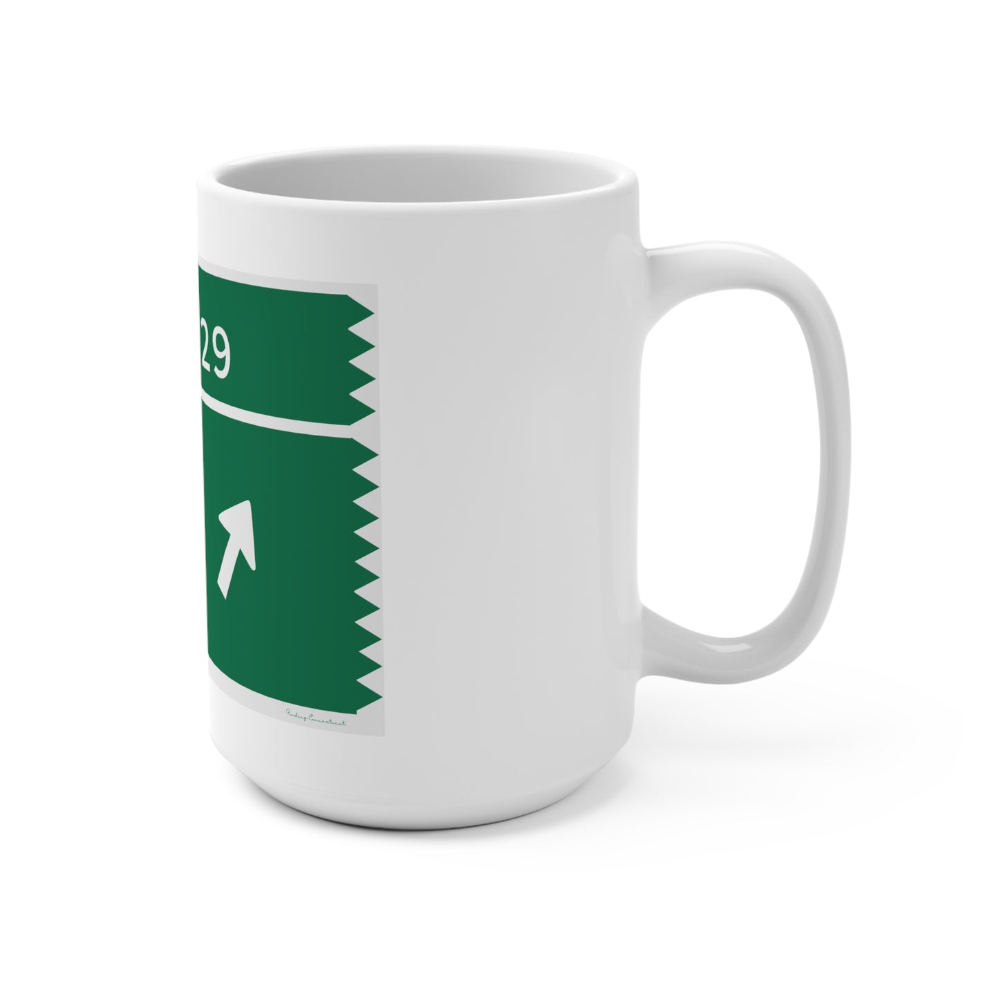 Vintage Merritt Parkway Exit 29 Sign Mug 15oz