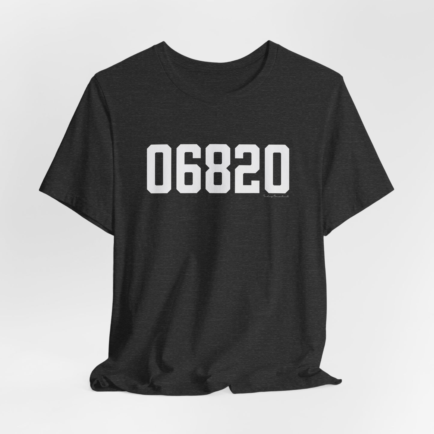 06820 - Darien CT Zip Code Unisex Jersey Short Sleeve T-Shirt