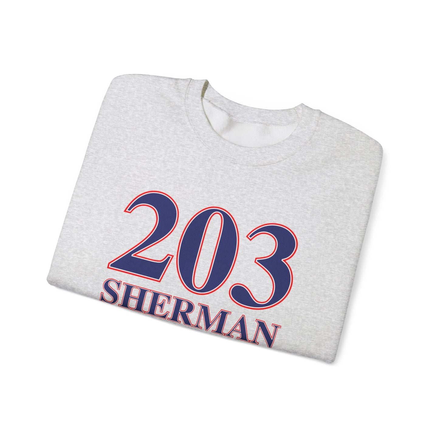203 Sherman Red White & Blue Unisex Heavy Blend™ Crewneck Sweatshirt