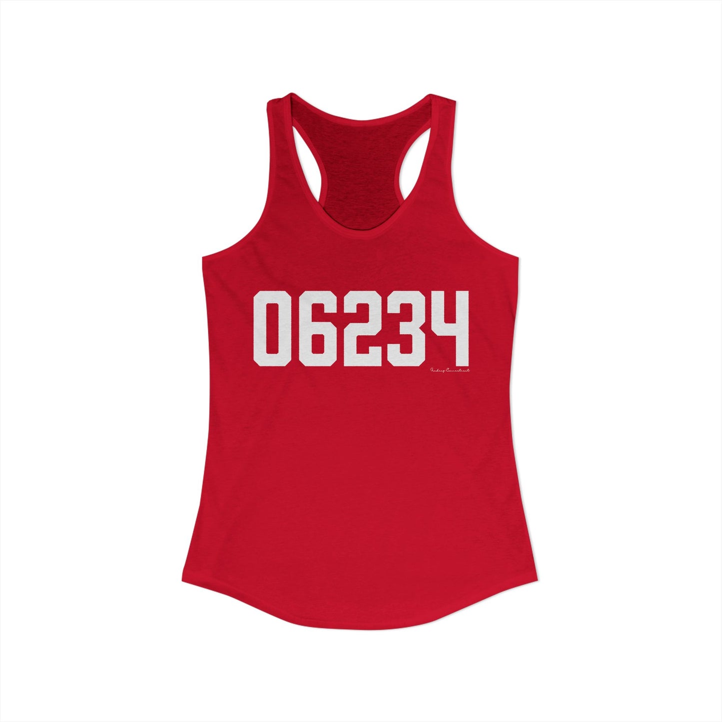 06234 Brooklyn CT Zip Code Women's Ideal Racerback Tank Top