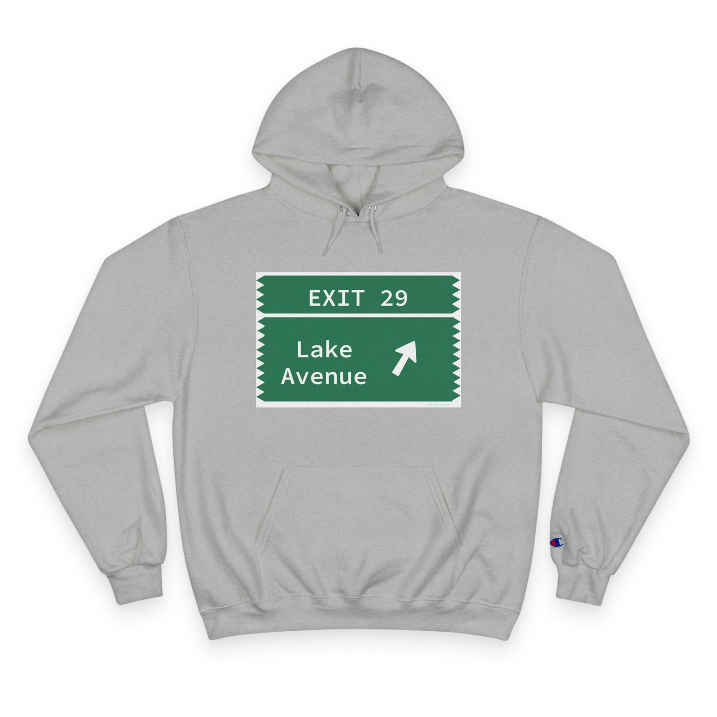 Vintage Merritt Parkway Exit 29 Sign Champion Hoodie
