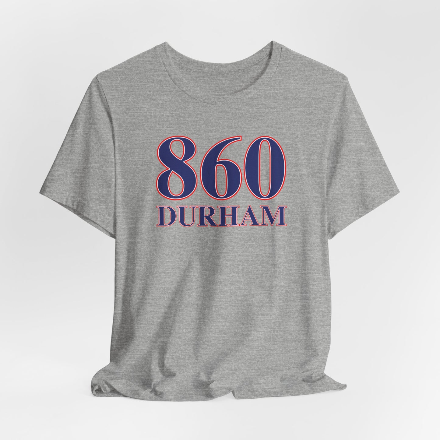 860 Durham Red White & Blue Unisex Jersey Short Sleeve T-Shirt