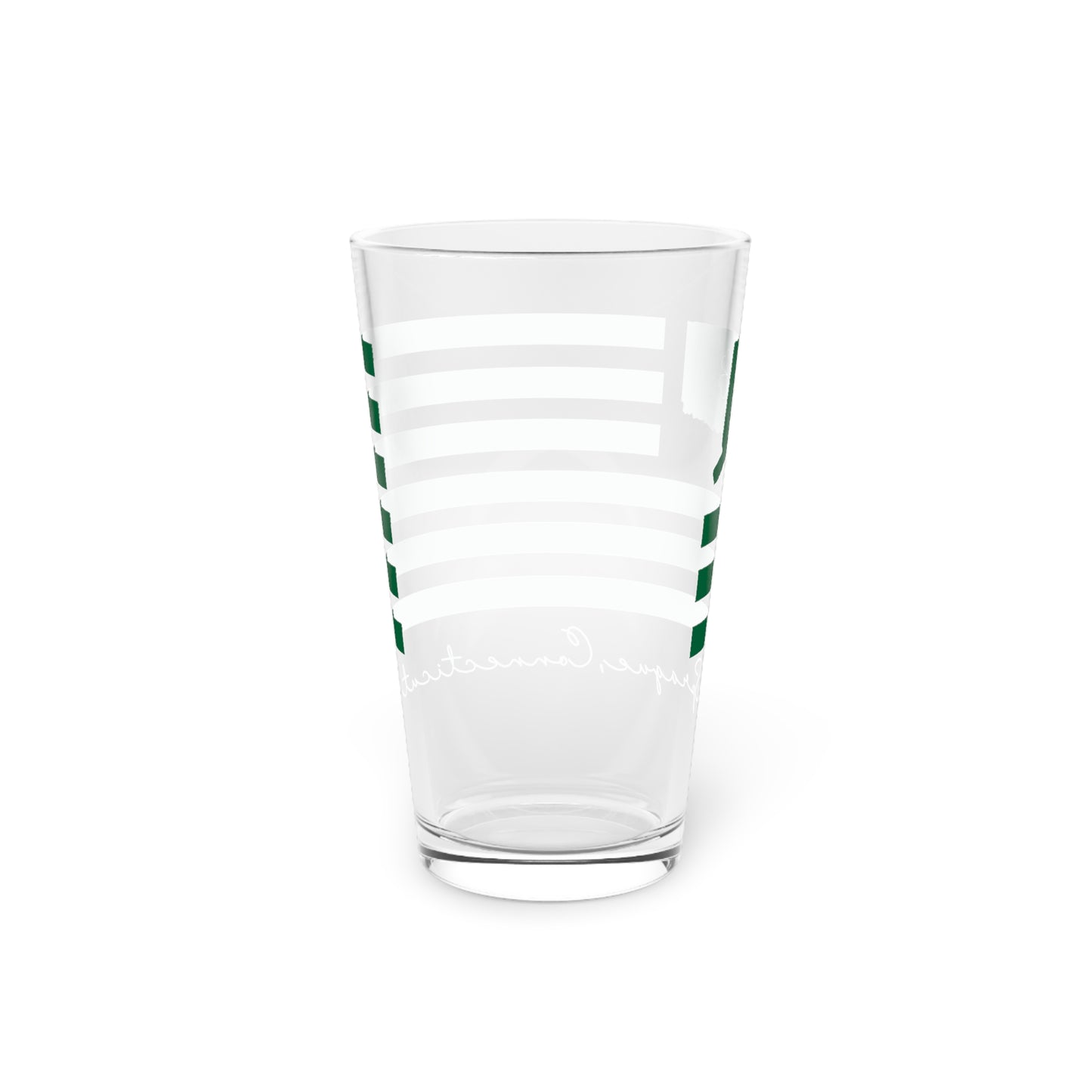 Sprague Connecticut St. Patrick’s Day Flag Pint Glass, 16oz