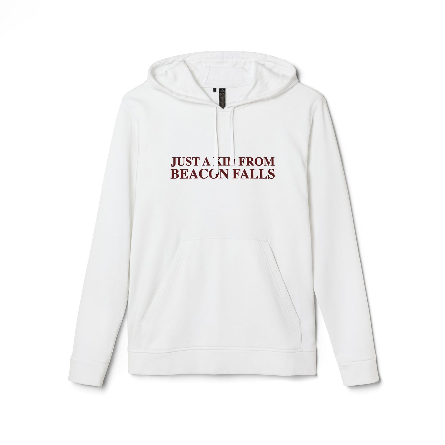 Just a kid from Beacon Falls adidas Unisex Fleece Hoodie
