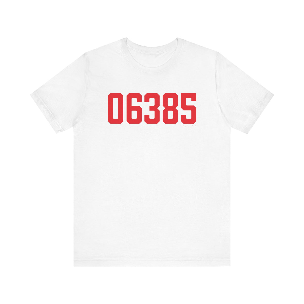 06385 Waterford Connecticut Zip Code Unisex Jersey Short Sleeve T-Shirt