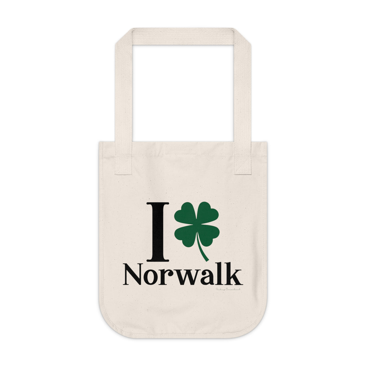 I Clover Norwalk Organic Canvas Tote Bag