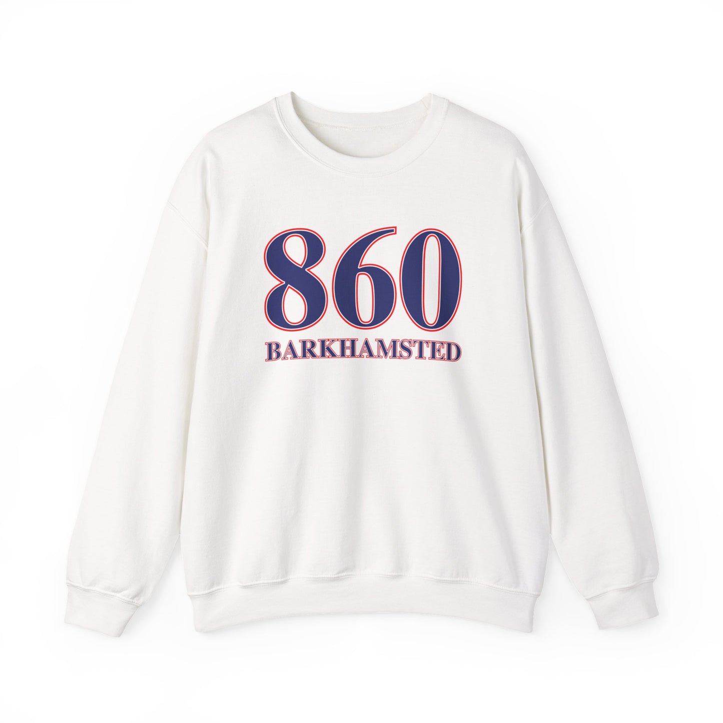 860 Barkhamsted Red White & Blue Unisex Heavy Blend™ Crewneck Sweatshirt