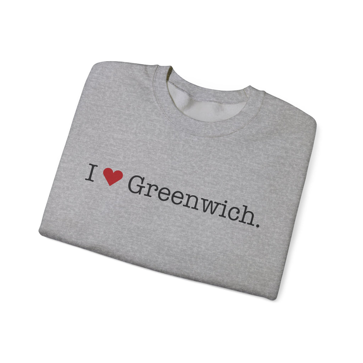 I Heart Greenwich. Unisex Heavy Blend™ Crewneck Sweatshirt