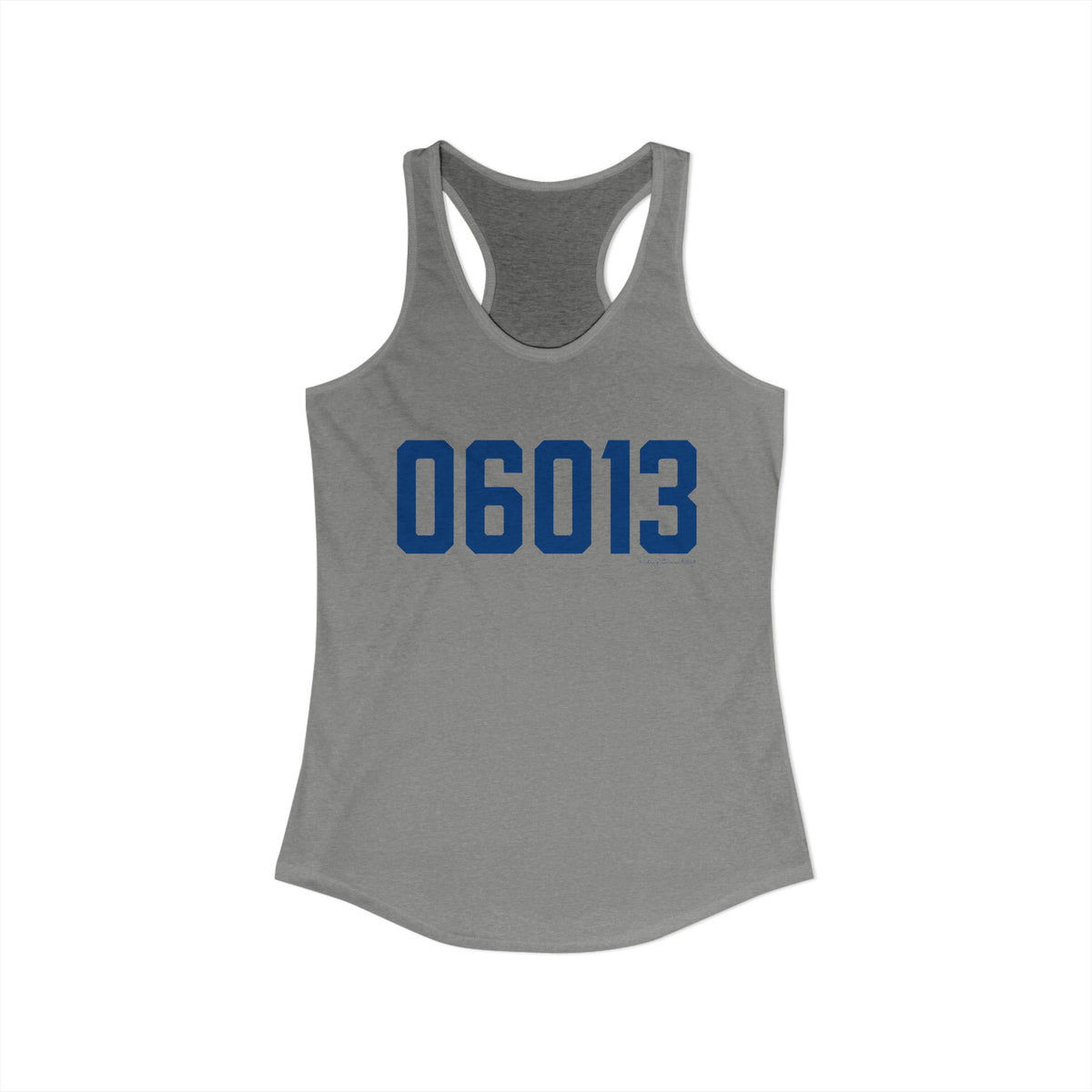 06013 Burlington Connecticut Zip Code Women's Ideal Racerback Tank Top