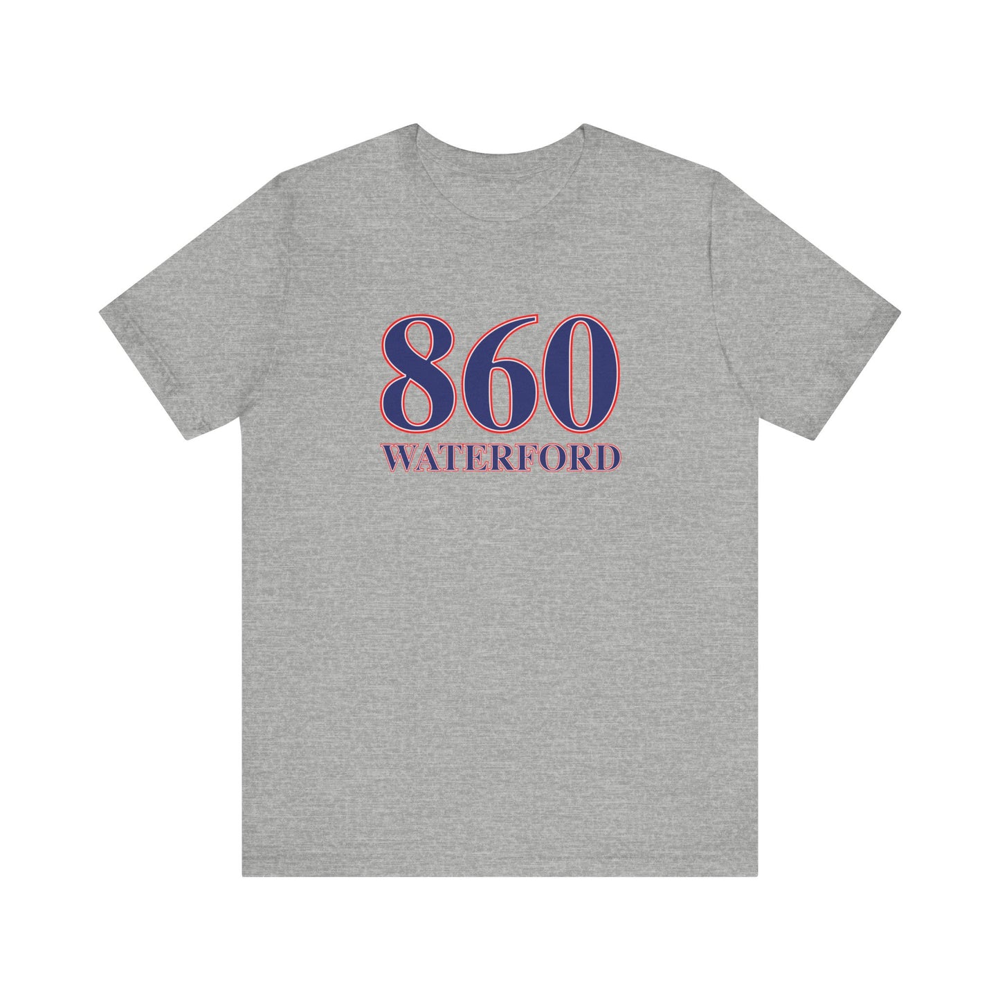 860 Waterford Red White & Blue Unisex Jersey Short Sleeve T-Shirt