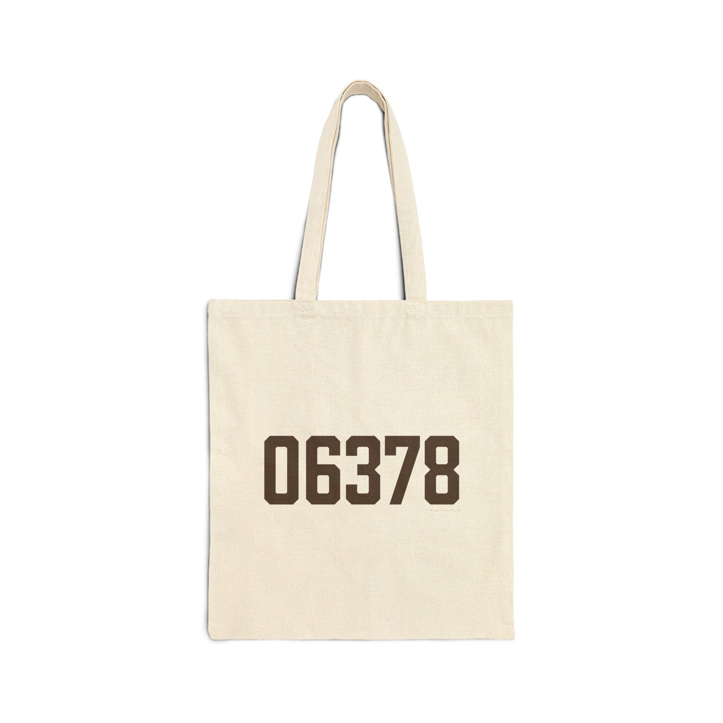 06378 Sprague Connecticut Zip Code Cotton Canvas Tote Bag