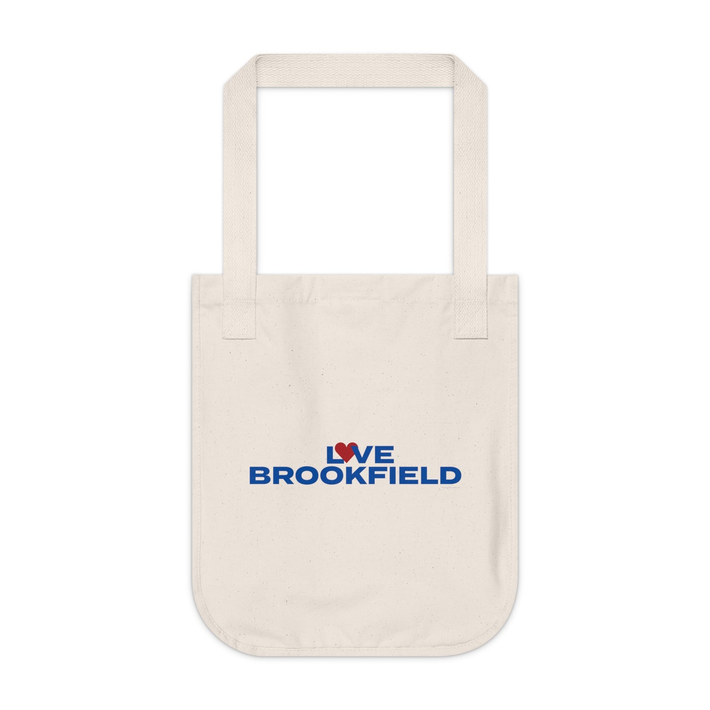 Love Brookfield Organic Canvas Tote Bag