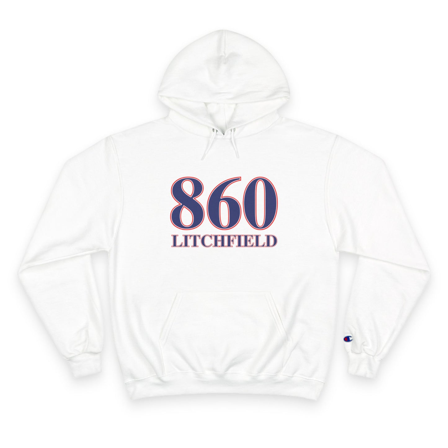 860 Litchfield Red White & Blue Champion Hoodie