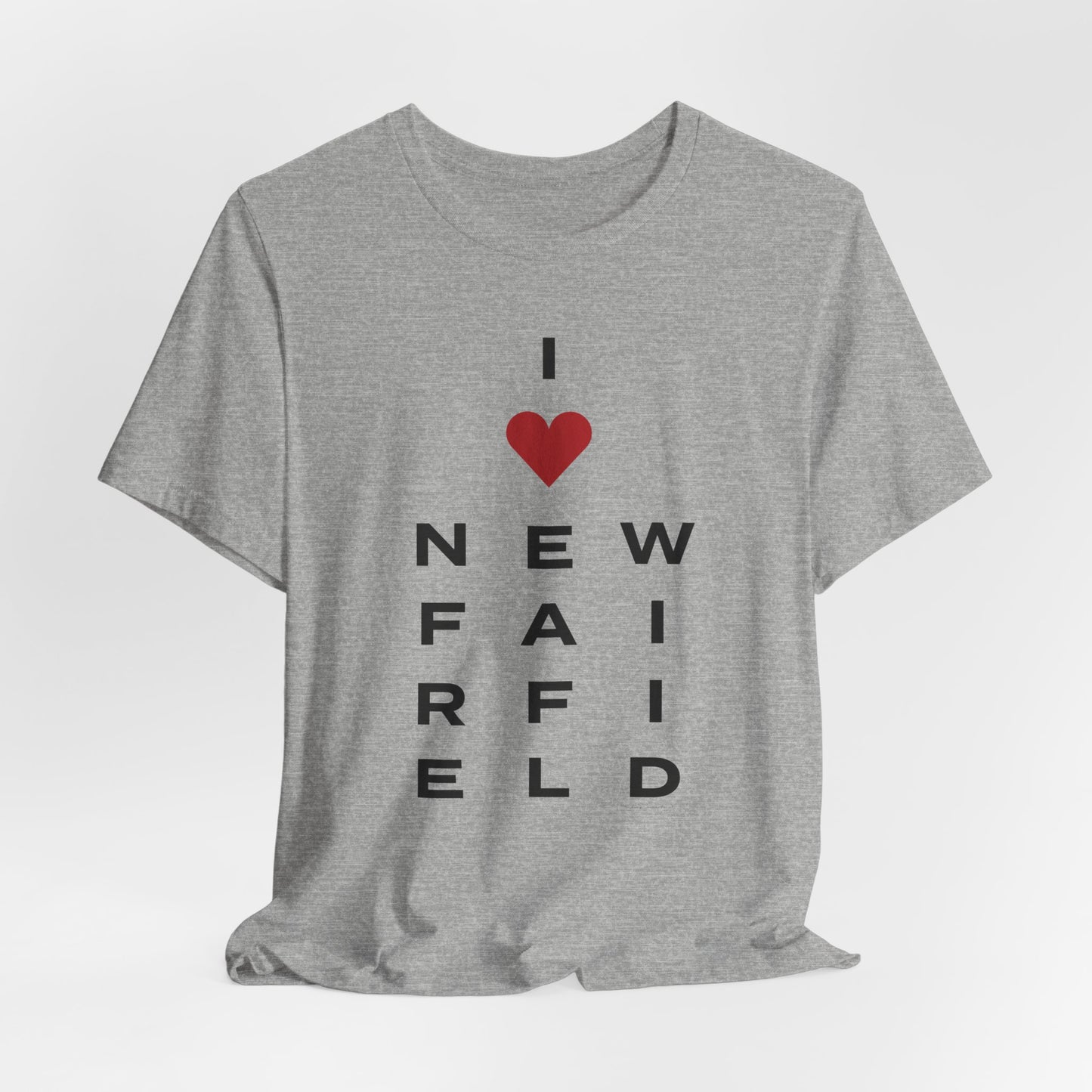 New Fairfield Vision Unisex Jersey Short Sleeve T-Shirt