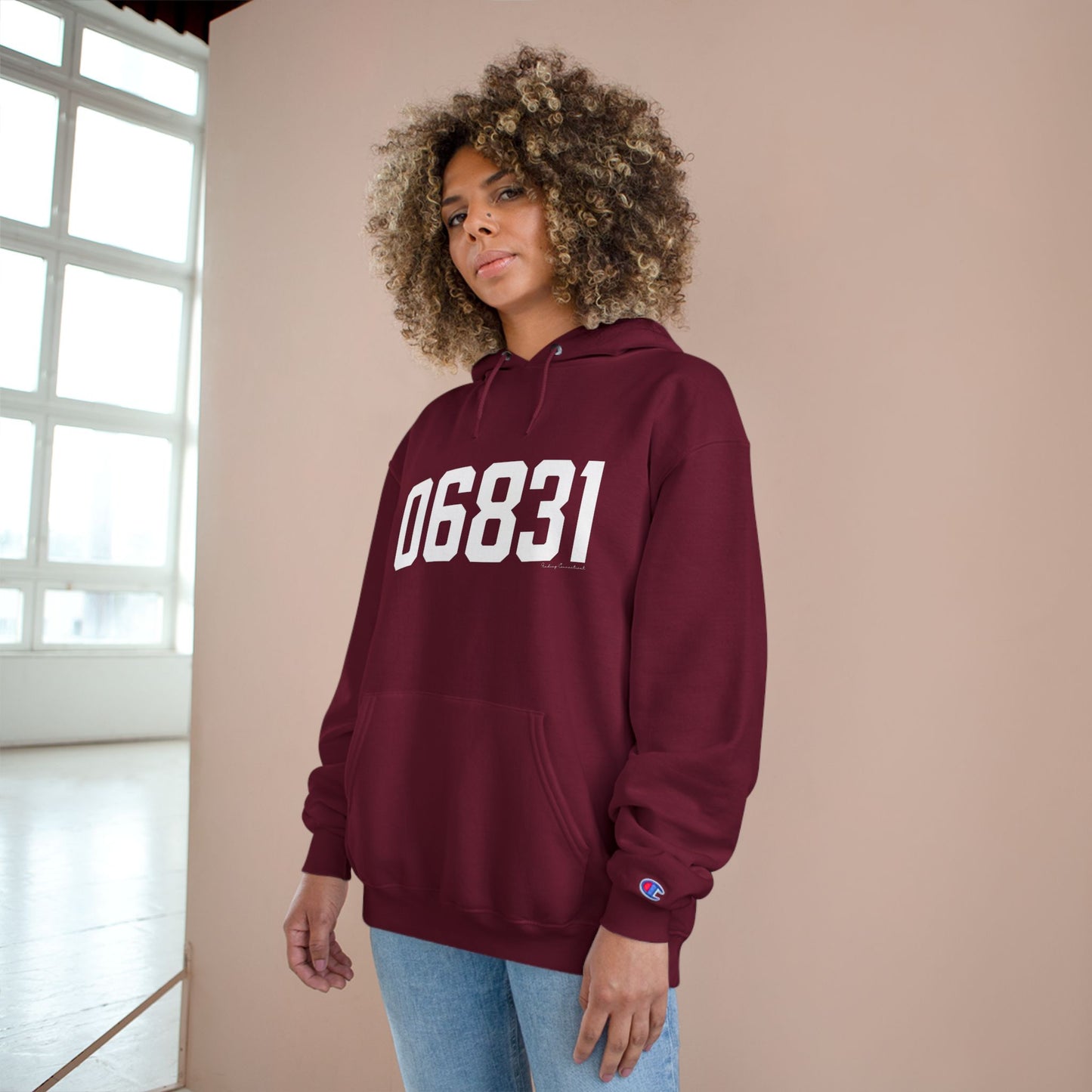 06831 - Greenwich CT Zip Code Champion Hoodie