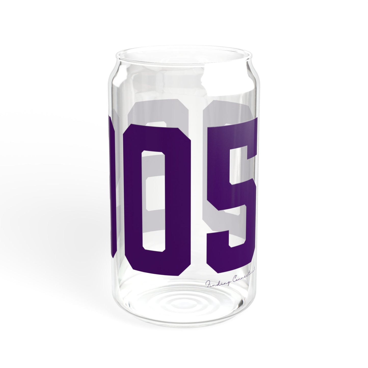 06905 Stamford Connecticut Zip Code Sipper Glass, 16oz