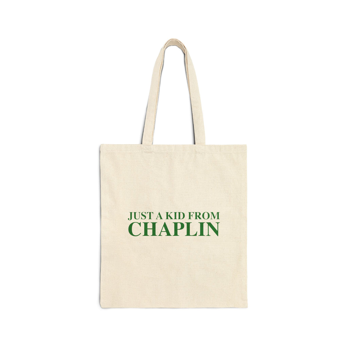 Just a kid from Chaplin Cotton Canvas Tote Bag