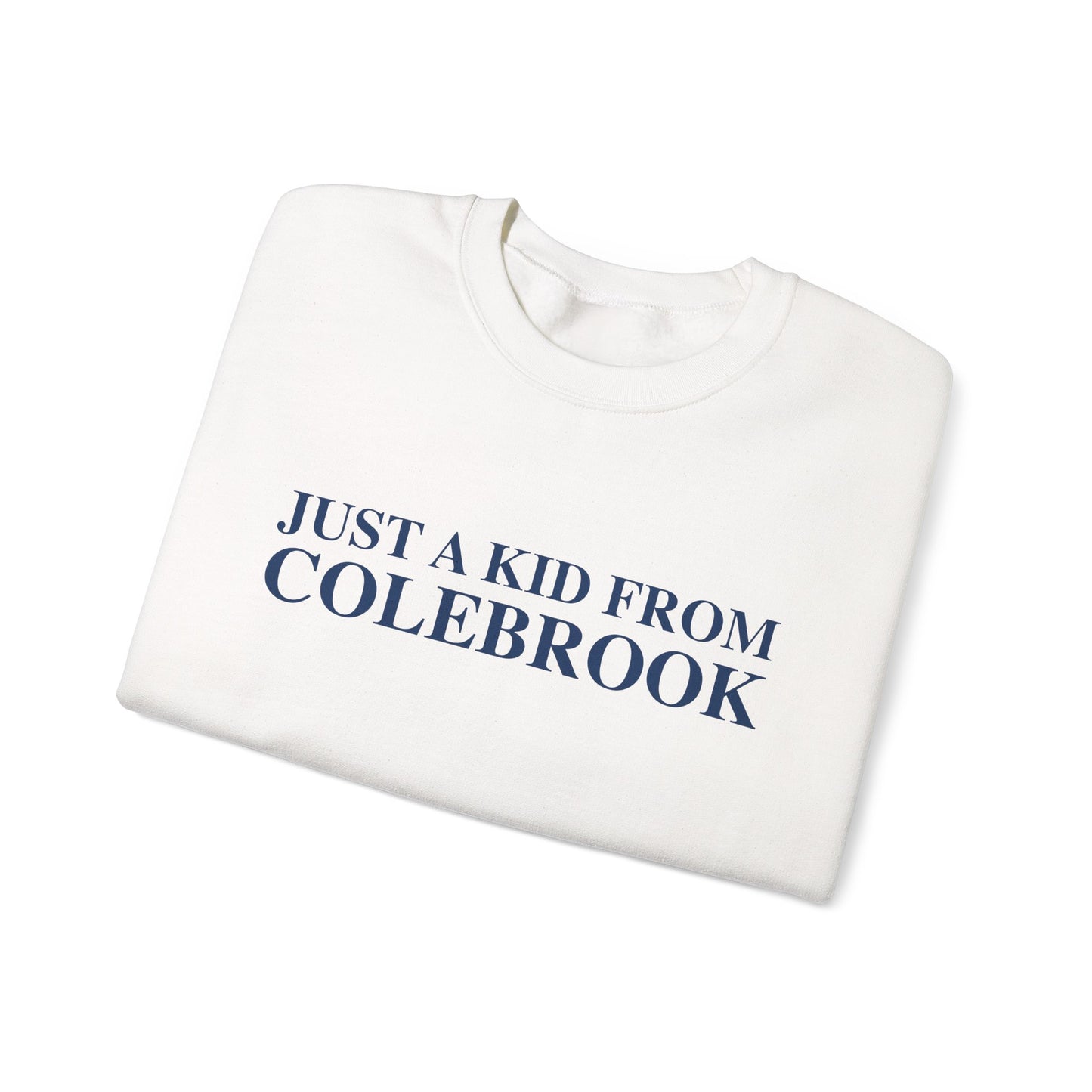 Just a kid from Colebrook Unisex Heavy Blend™ Crewneck Sweatshirt